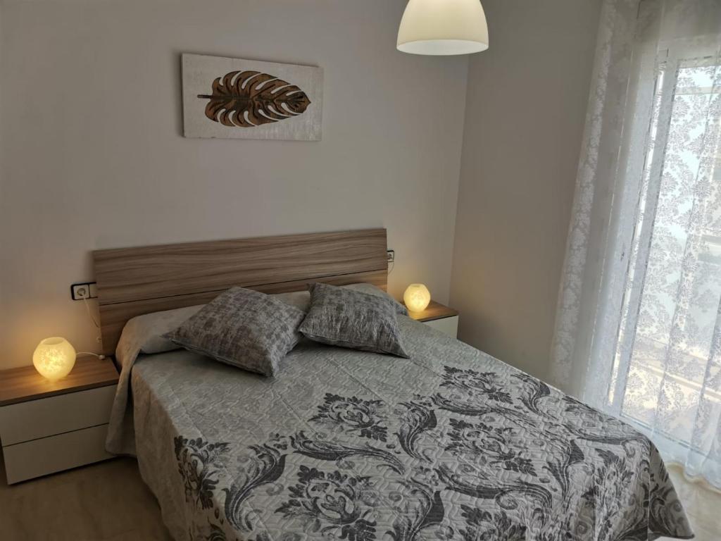 Postel nebo postele na pokoji v ubytování Delta Canyar