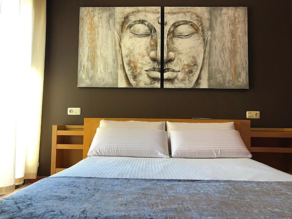 Posteľ alebo postele v izbe v ubytovaní Villa Ocean Beach