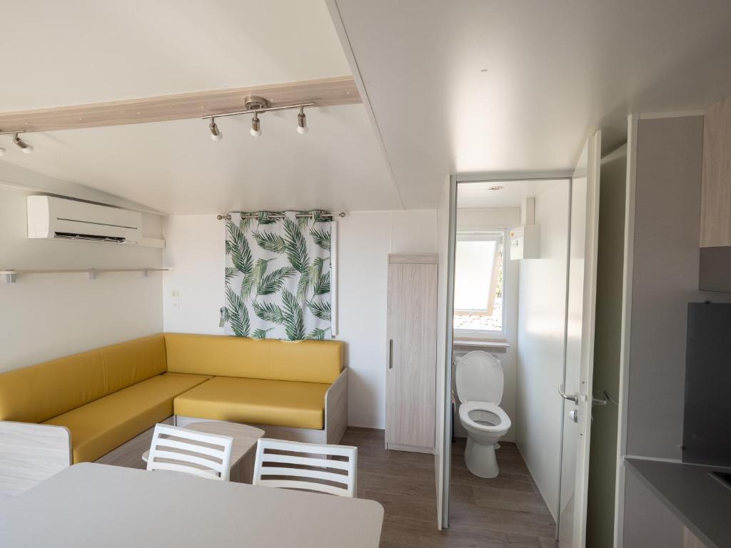 Zona de estar de Camping L'Orangeraie