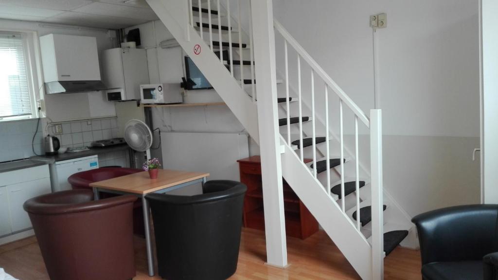 Kuchyň nebo kuchyňský kout v ubytování Bed & Breakfast Vlissingen