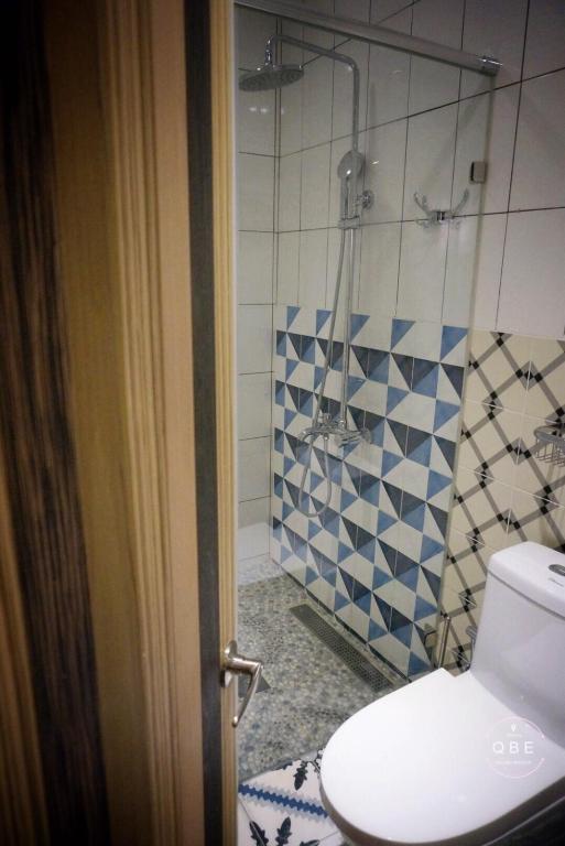 Koupelna v ubytování QBE B&B