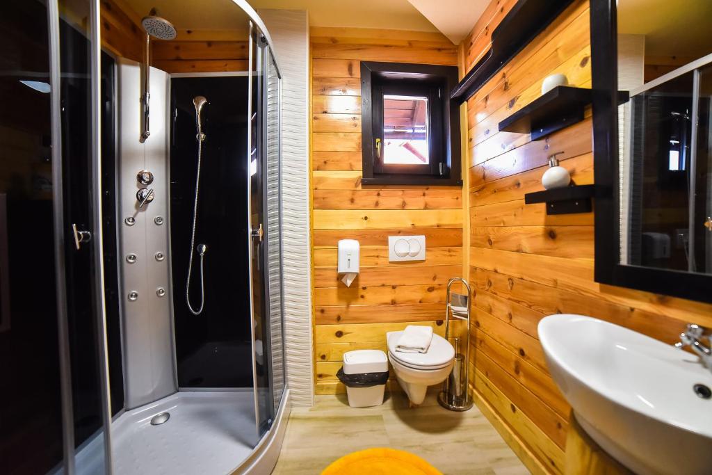 Koupelna v ubytování Vila Breg Zlatibor