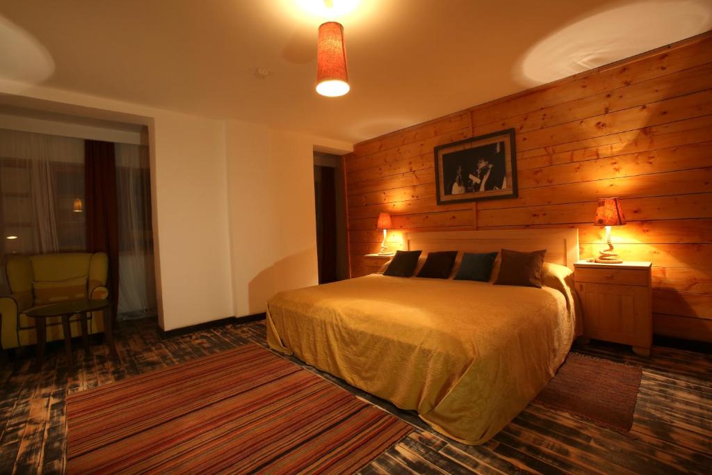 Postel nebo postele na pokoji v ubytování Mecavnik Resort