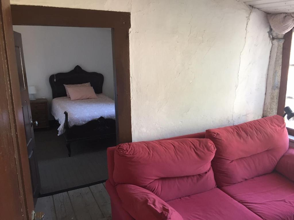 Posezení v ubytování casa das pombas
