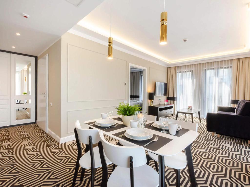 O zonă de relaxare la VacationClub – Baltic Park Fort Apartament E.201