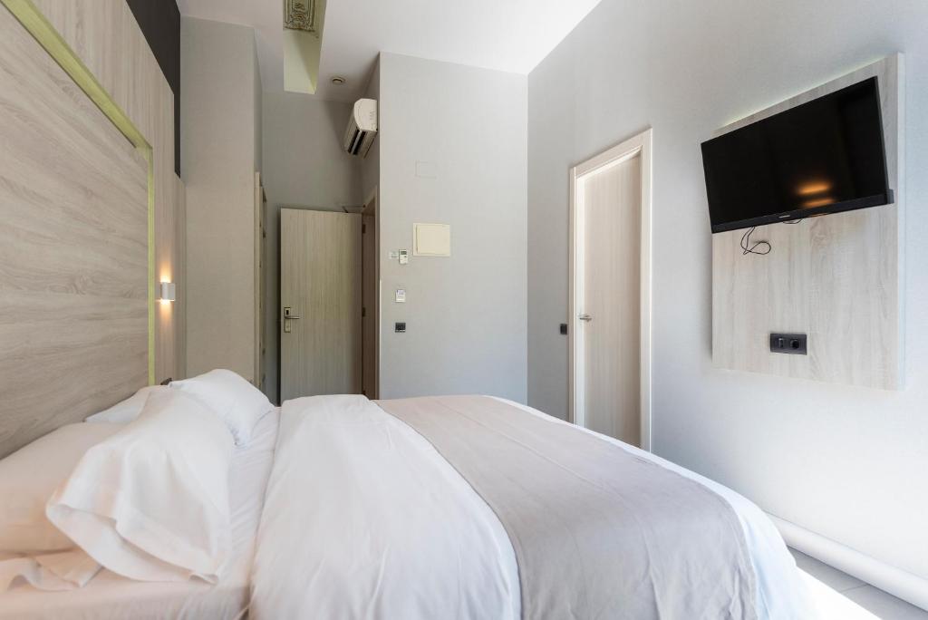 Postel nebo postele na pokoji v ubytování Plaza Goya Rooms