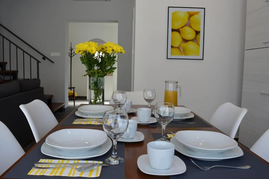 Posedenie v ubytovaní Amarena Holiday Home in Škrljevo