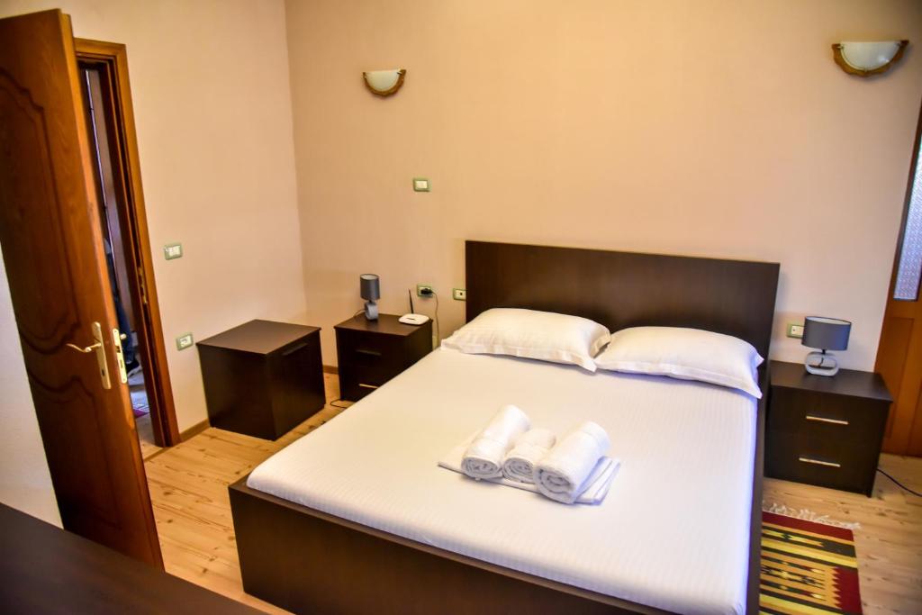 Postel nebo postele na pokoji v ubytování Hotel Sofra