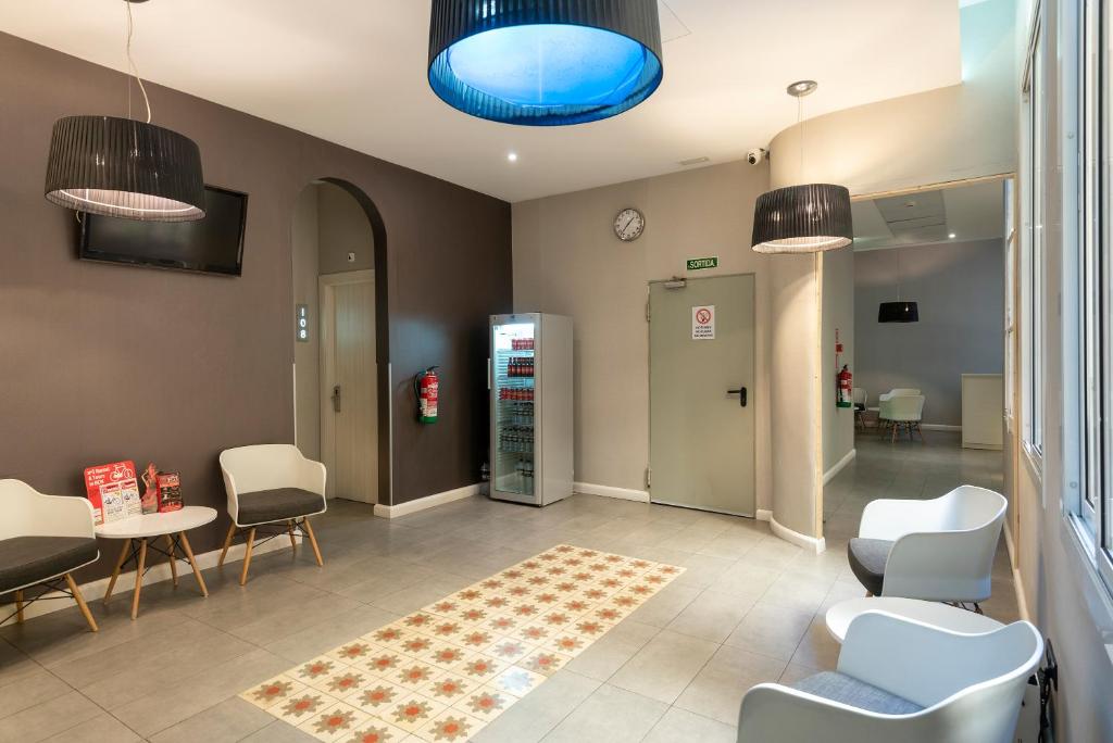 Posezení v ubytování Plaza Goya Rooms