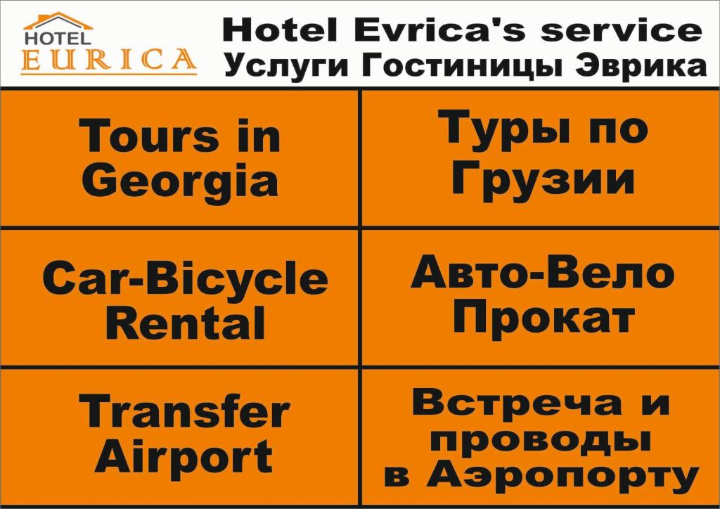Certifikát, hodnocení, plakát nebo jiný dokument vystavený v ubytování Hotel Eurica