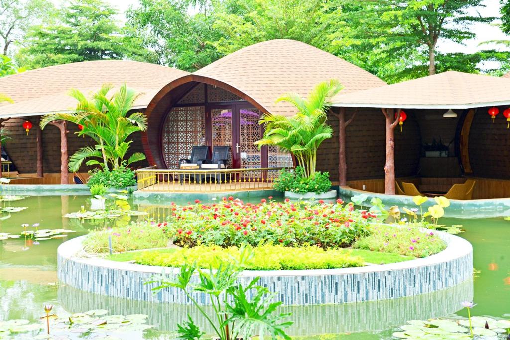 Zahrada ubytování Con Khuong Resort Can Tho