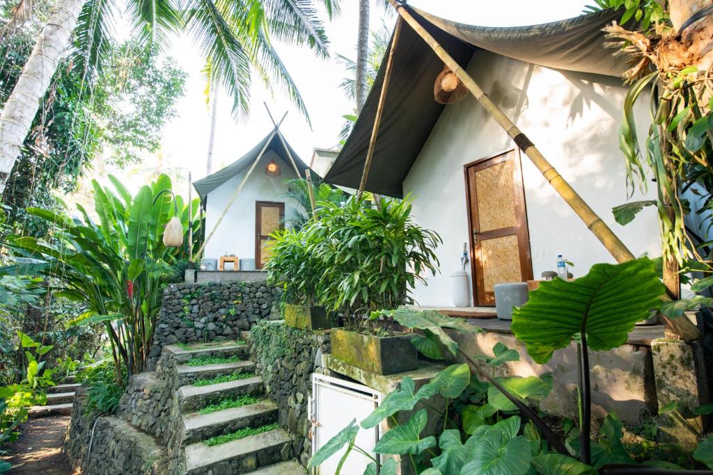 Zahrada ubytování Ubud Tropical
