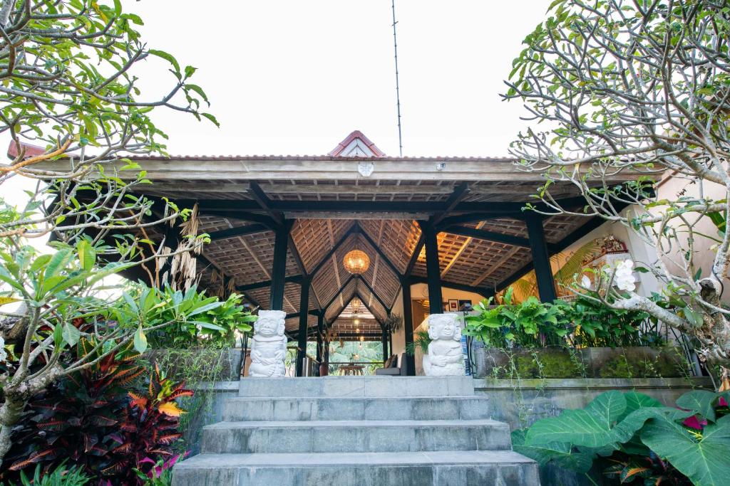 Zahrada ubytování Ubud Tropical