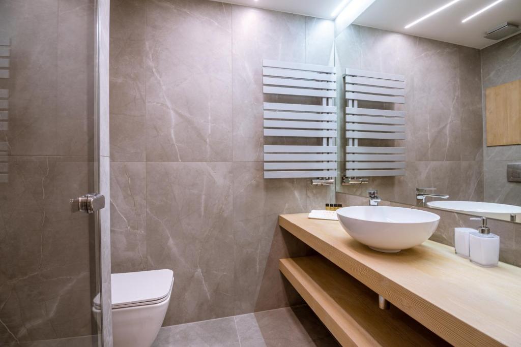 Kúpeľňa v ubytovaní Apartment Luna Hrebienok C108