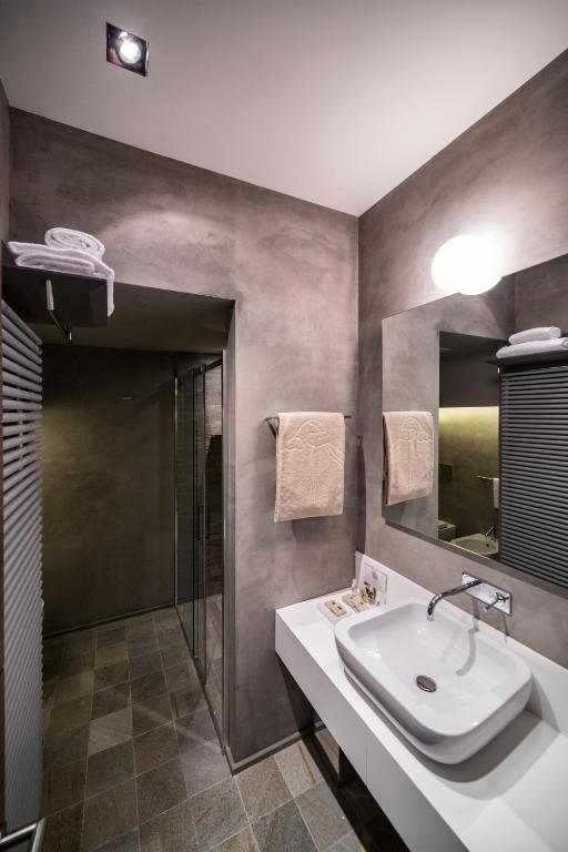 Koupelna v ubytování Relais Metelli