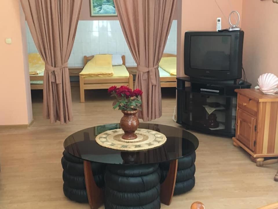 TV a/nebo společenská místnost v ubytování Saraj Guest House
