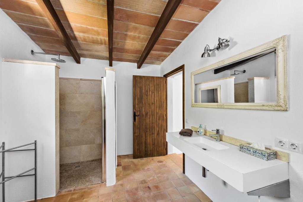 Koupelna v ubytování Casa Piscina