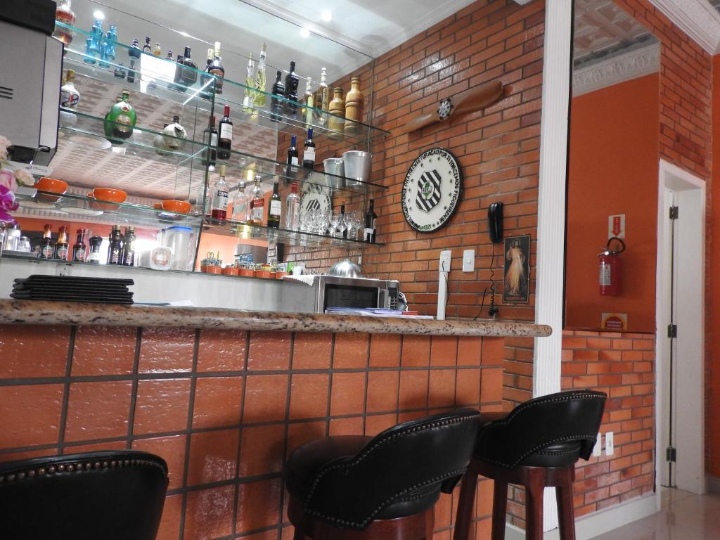 Lounge nebo bar v ubytování Hotel Bruggemann