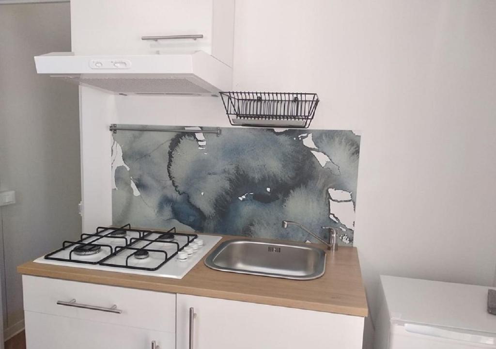 Kuchyň nebo kuchyňský kout v ubytování Camping Borghetti