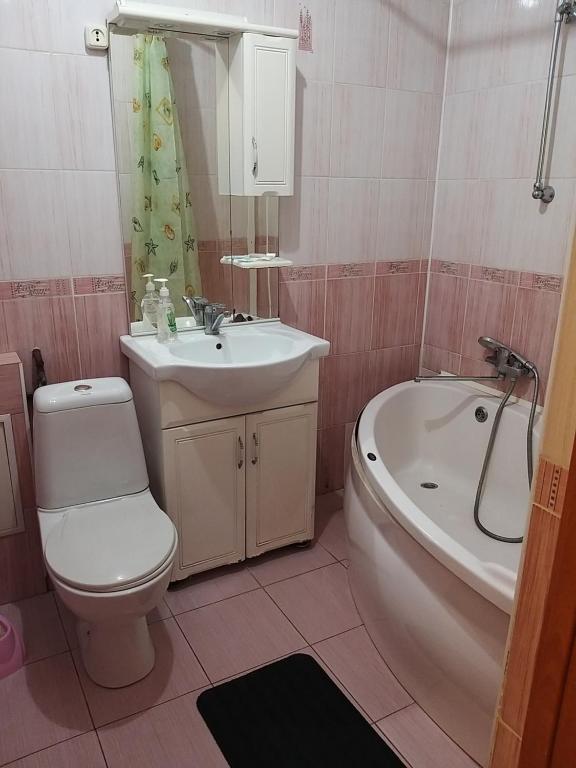 Koupelna v ubytování Apartments for rent