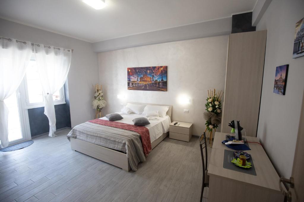 Posteľ alebo postele v izbe v ubytovaní Rooms Monteverde 2