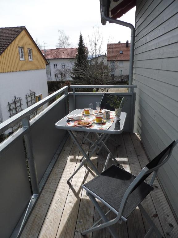Balkón nebo terasa v ubytování Gästehaus Grath