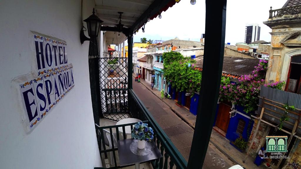 Balkón nebo terasa v ubytování Hostal La Española de Getsemani
