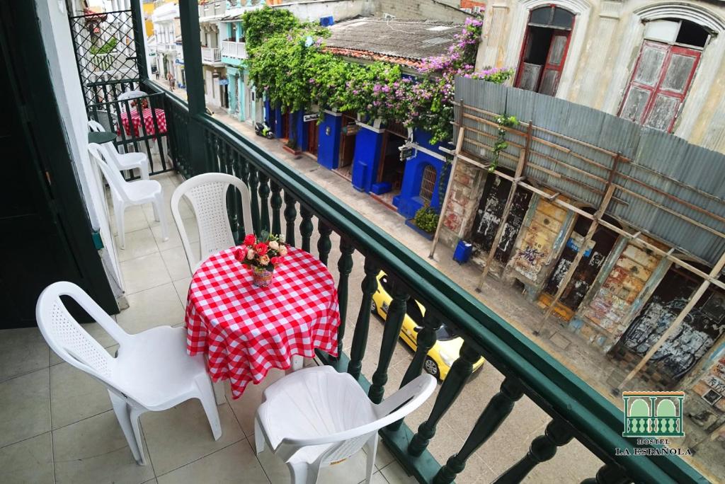 Balkón nebo terasa v ubytování Hostal La Española de Getsemani
