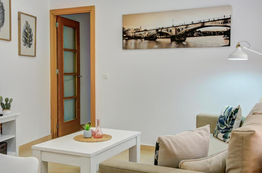 A seating area at Apartamento San Julian