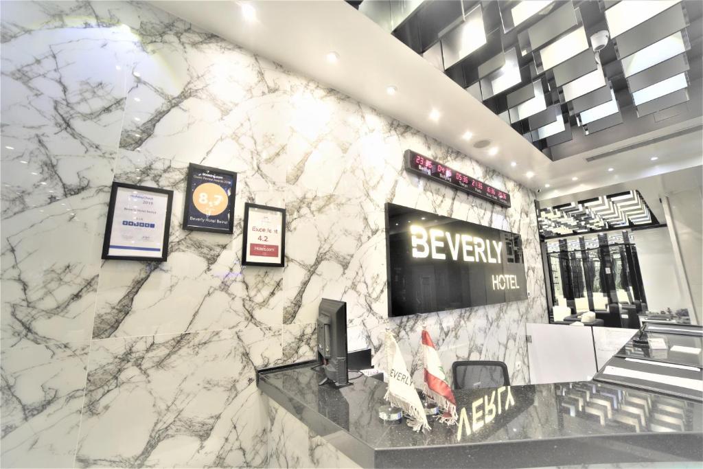 Fitness centrum a/nebo fitness zařízení v ubytování Beverly Hotel Beirut