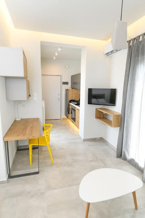 Kuchyň nebo kuchyňský kout v ubytování Superior Modern Katoikia
