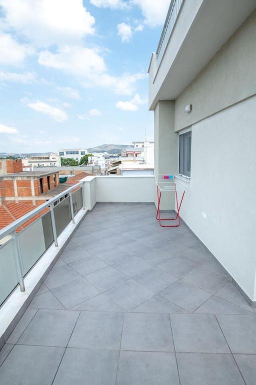 Balkón nebo terasa v ubytování Superior Modern Katoikia