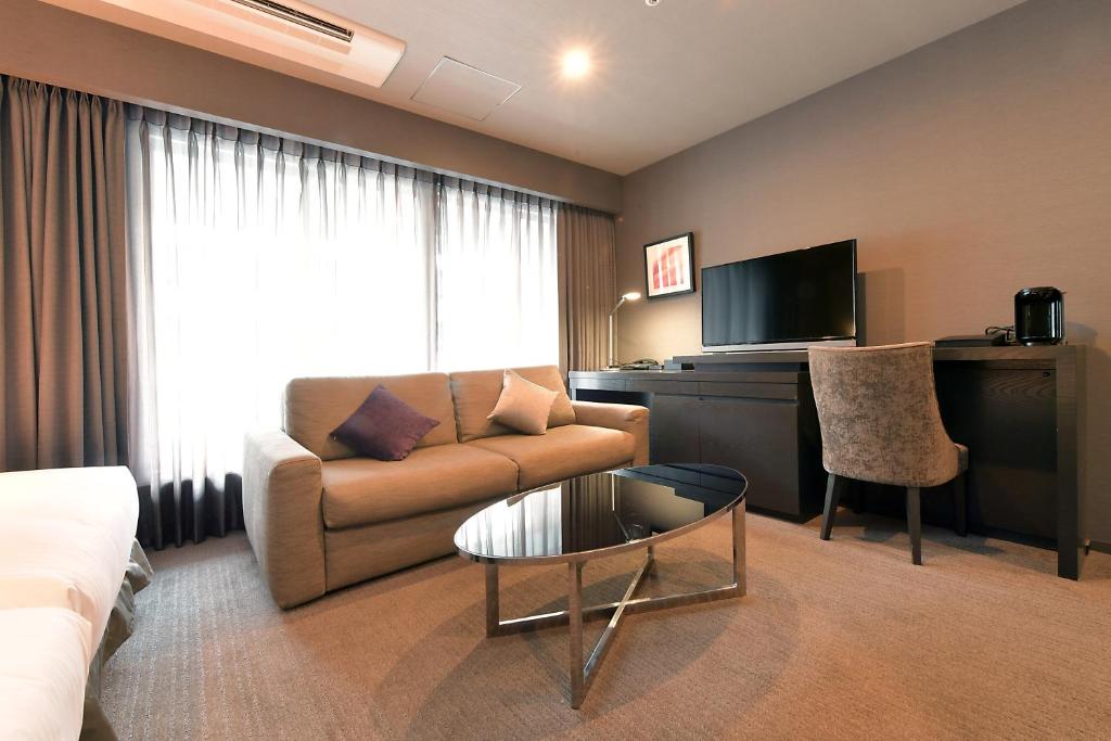 ホテルトラスティ名古屋白川にあるテレビまたはエンターテインメントセンター