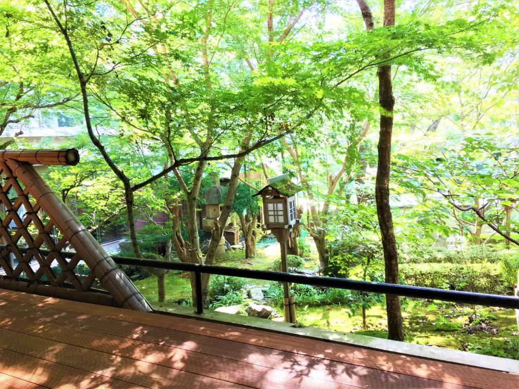 Zahrada ubytování Ryokan Nenrinbo