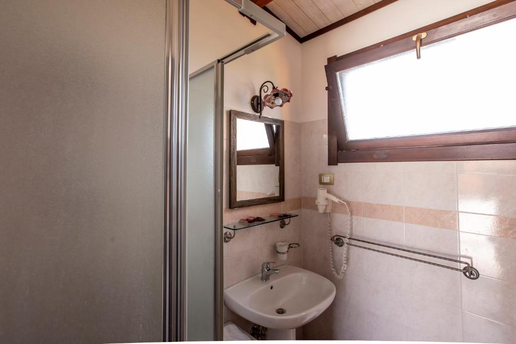 Koupelna v ubytování La Vignazza B&B