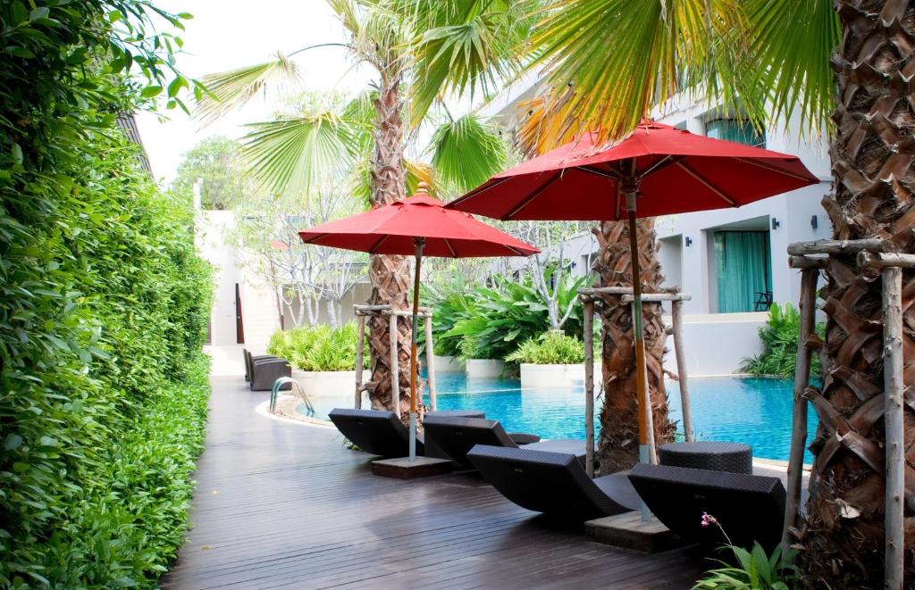 Zahrada ubytování Tara Mantra Cha-Am Resort