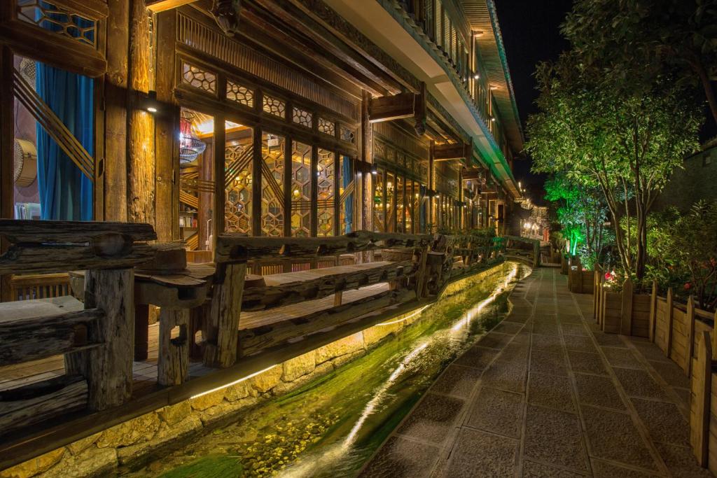 Zahrada ubytování The Ritz-Man Boutique Inn Lijiang