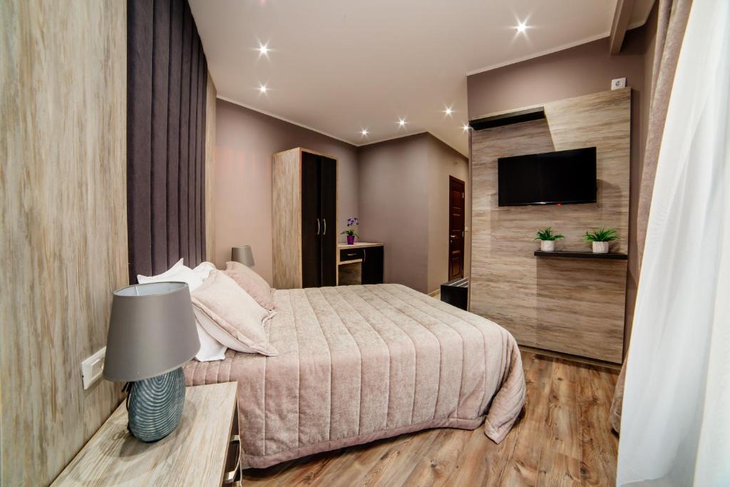 TV a/nebo společenská místnost v ubytování Hotel Princess & Spa