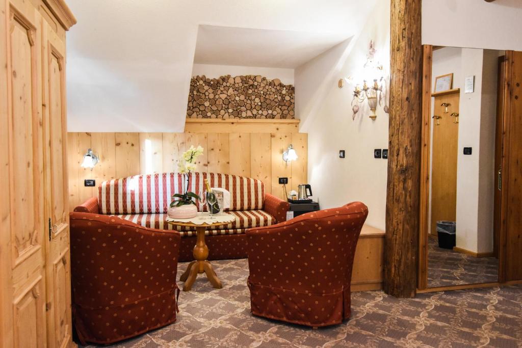 Posezení v ubytování Hotel Relais Grünwald