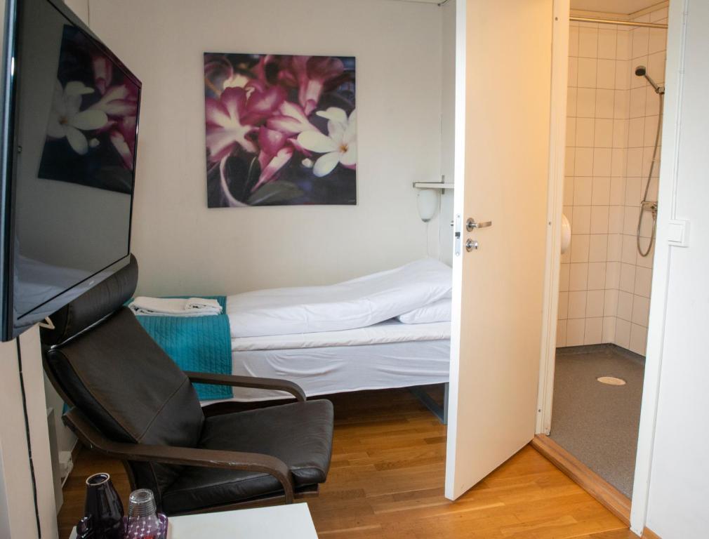 Postel nebo postele na pokoji v ubytování Sandmoen Bed & Breakfast, Free Parking