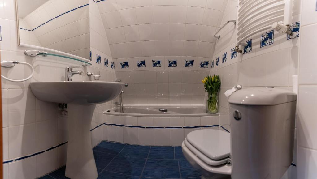 Kúpeľňa v ubytovaní Willa Regionalna Kosołka