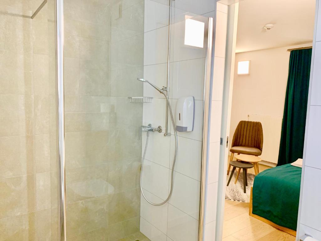 Koupelna v ubytování Hotel Adore