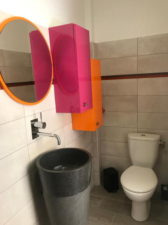 Koupelna v ubytování Arôme Marin