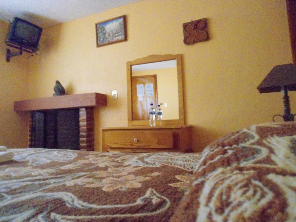 Postel nebo postele na pokoji v ubytování Posada Dos Hermanos