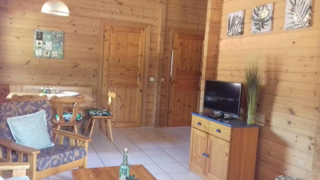 TV a/nebo společenská místnost v ubytování Chalet Cahors - 4 pers.