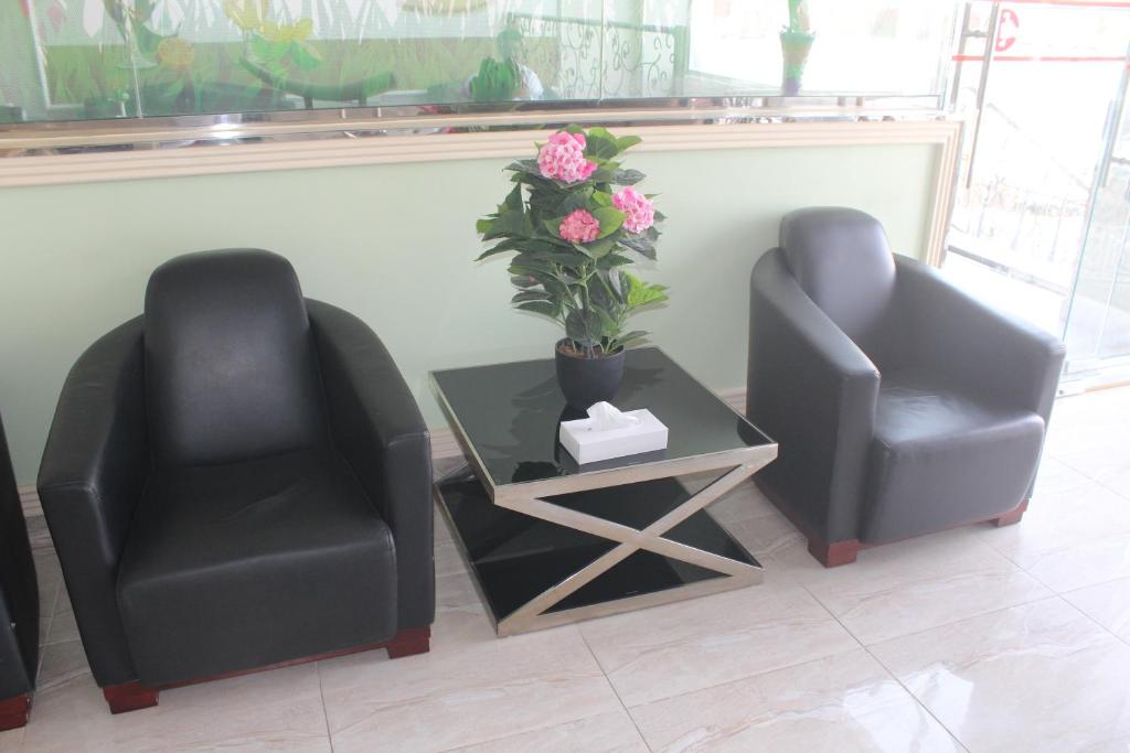 Posezení v ubytování Alsafa Hotel