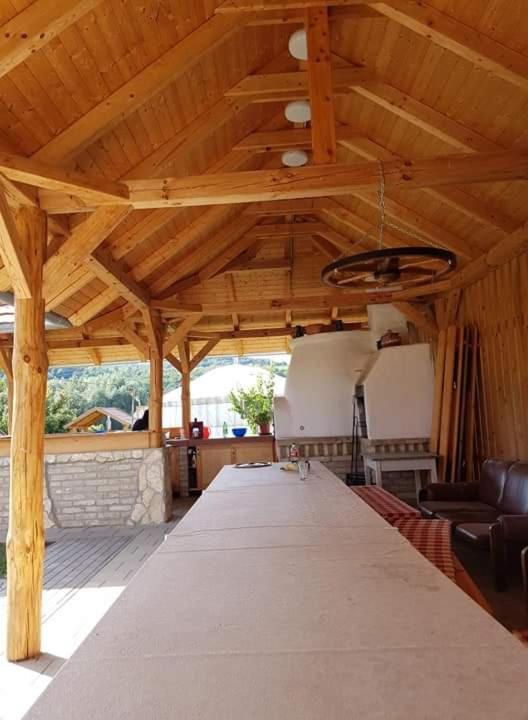Restaurace v ubytování Nomád jurta Zalakaros mellett