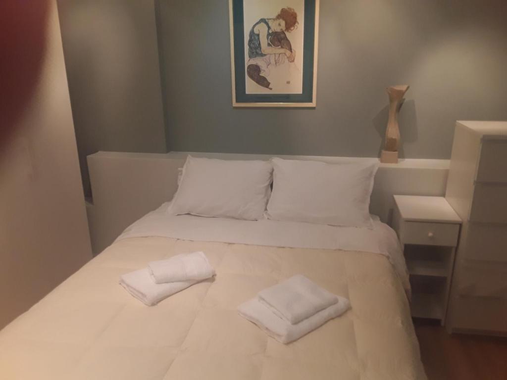Posteľ alebo postele v izbe v ubytovaní Deluxe Apartment Best Point