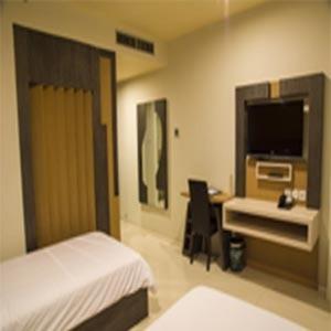 Postel nebo postele na pokoji v ubytování Hotel Olive