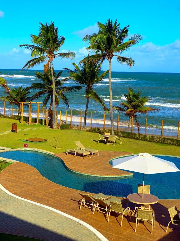  Apartamento beira-mar no Bali Bahia